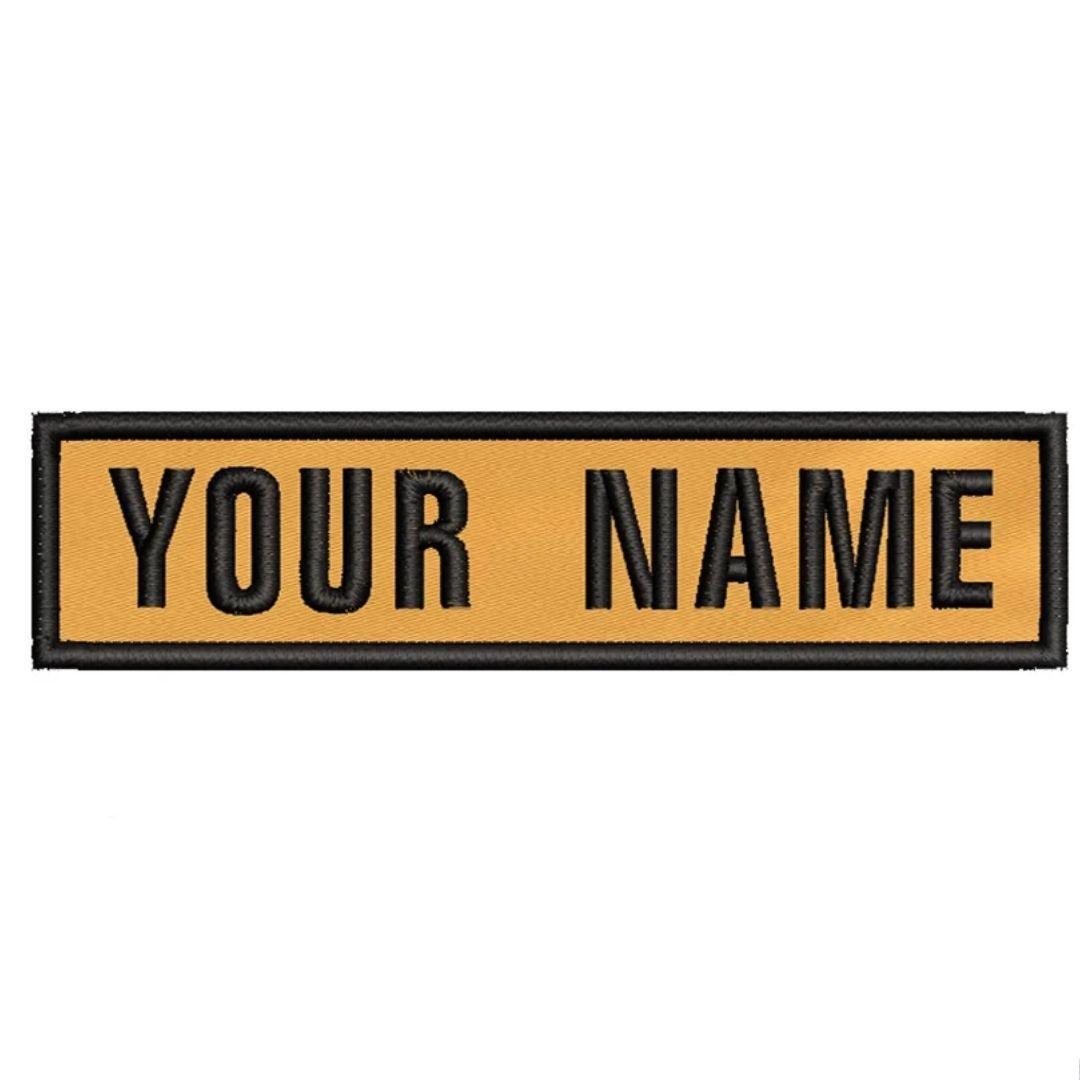 1 Patch Personnalisé - 10cmx2.5cm - Badge Brodé Velcro pour Harnais/Collier