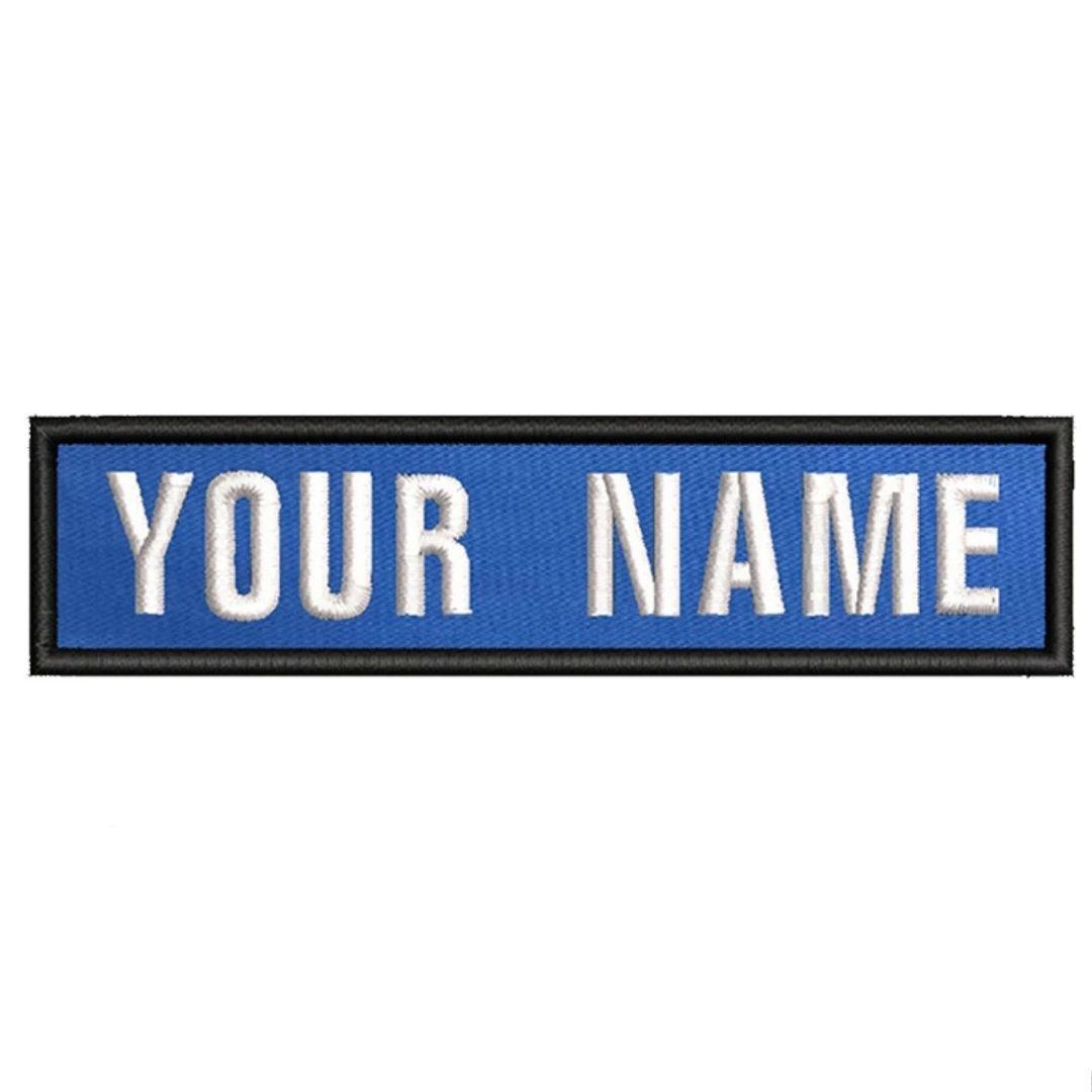 1 Patch Personnalisé - 10cmx2.5cm - Badge Brodé Velcro pour Harnais/Collier