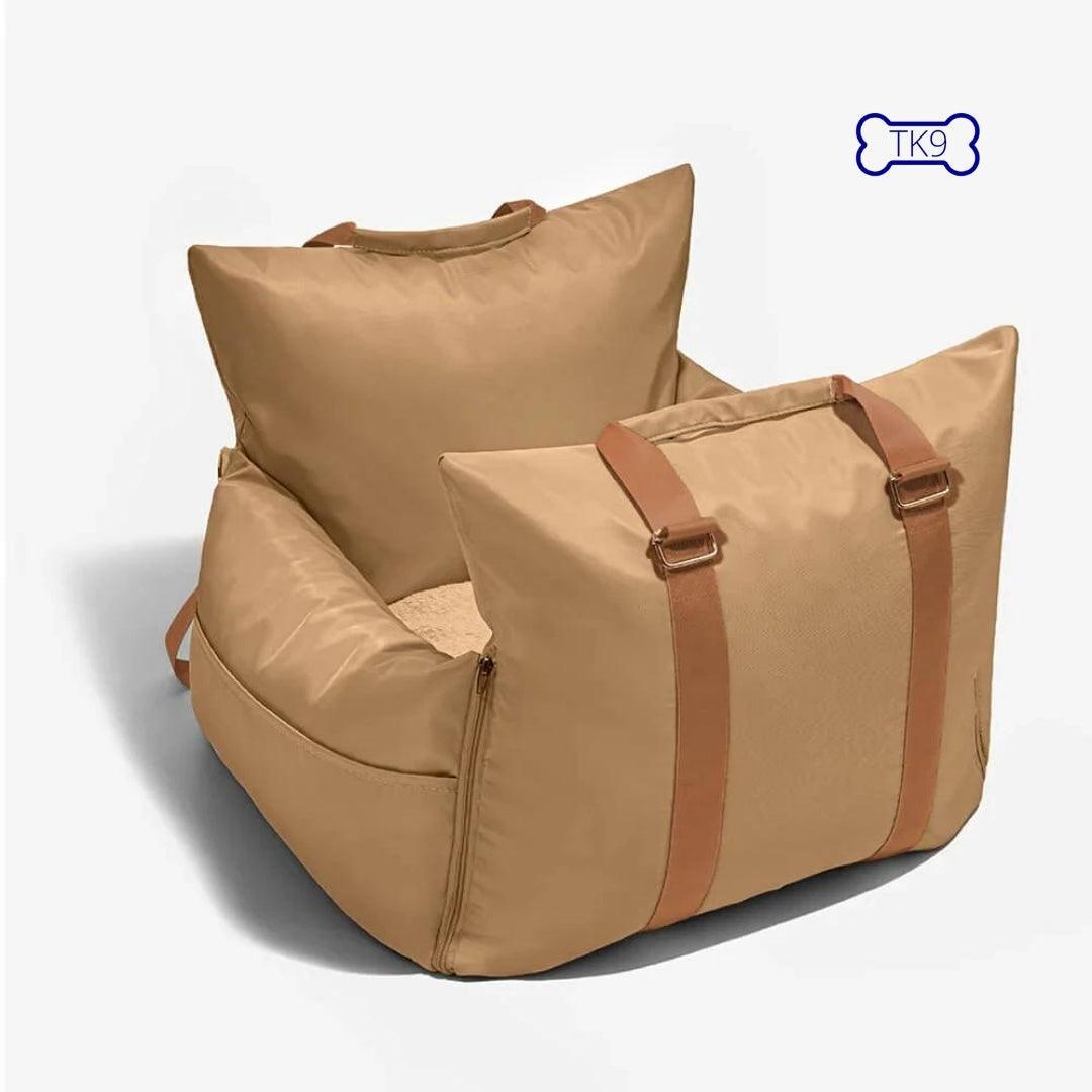 Panier de Voiture Imperméable et déhoussable pour Chiens - Confort et Sécurité en Voyage