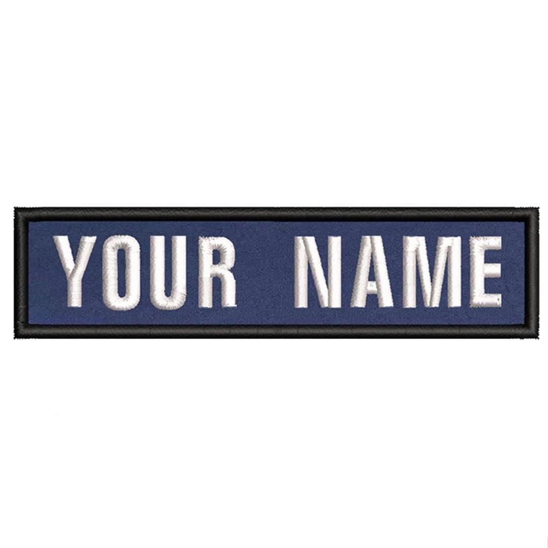 1 Patch Personnalisé - 10cmx2.5cm - Badge Brodé Velcro pour Harnais/Collier