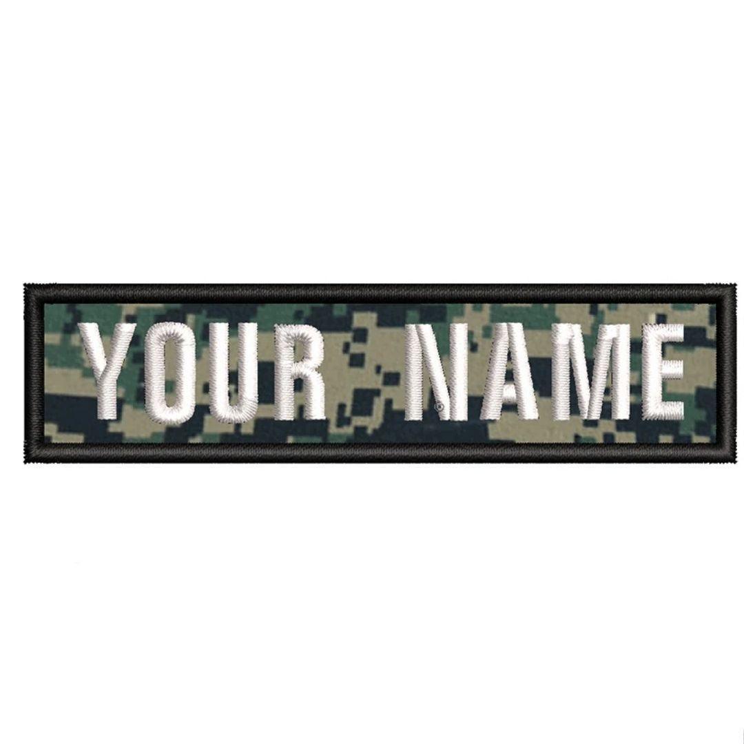 1 Patch Personnalisé - 10cmx2.5cm - Badge Brodé Velcro pour Harnais/Collier
