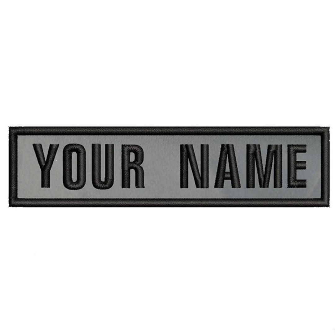 1 Patch Personnalisé - 10cmx2.5cm - Badge Brodé Velcro pour Harnais/Collier