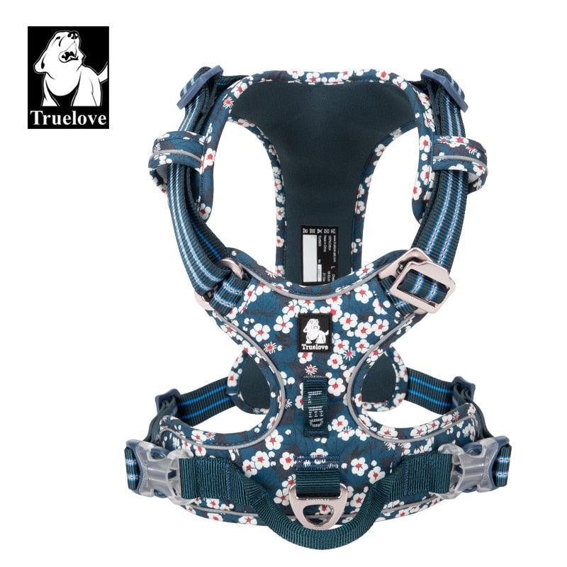 Harnais TrueLove - Collection Fleurs - Anti traction - Tao-K9