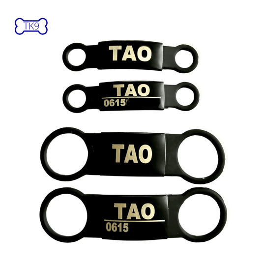 Identification en Acier Inoxydable – Gravure Personnalisée Offerte - ID Tag - Tao-K9