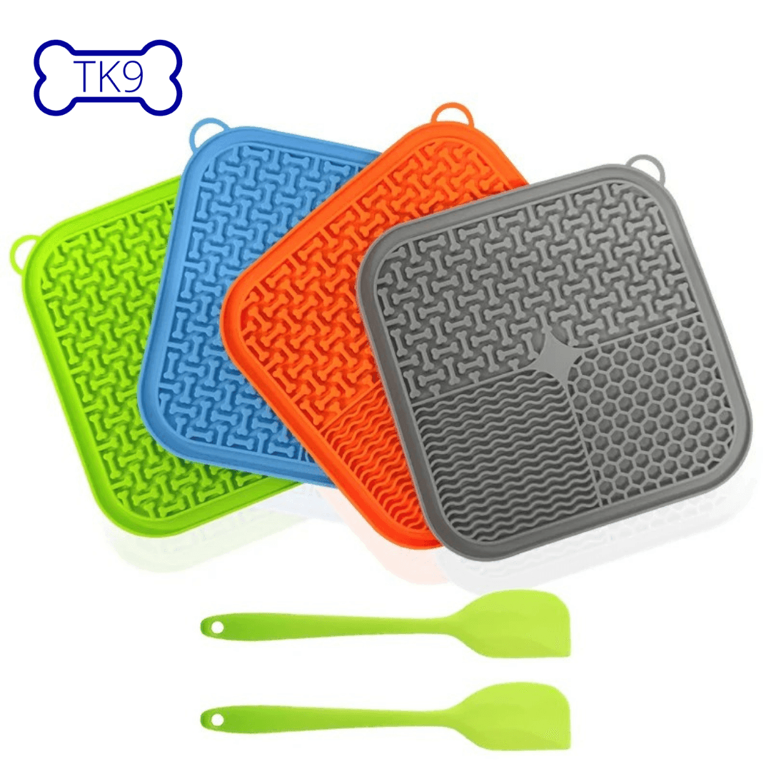 LickLack - 4 Tapis de léchage pour alimentation lente - Tao-K9