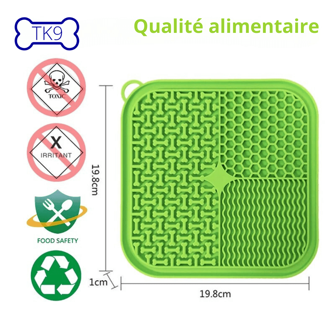 LickLack - 4 Tapis de léchage pour alimentation lente - Tao-K9