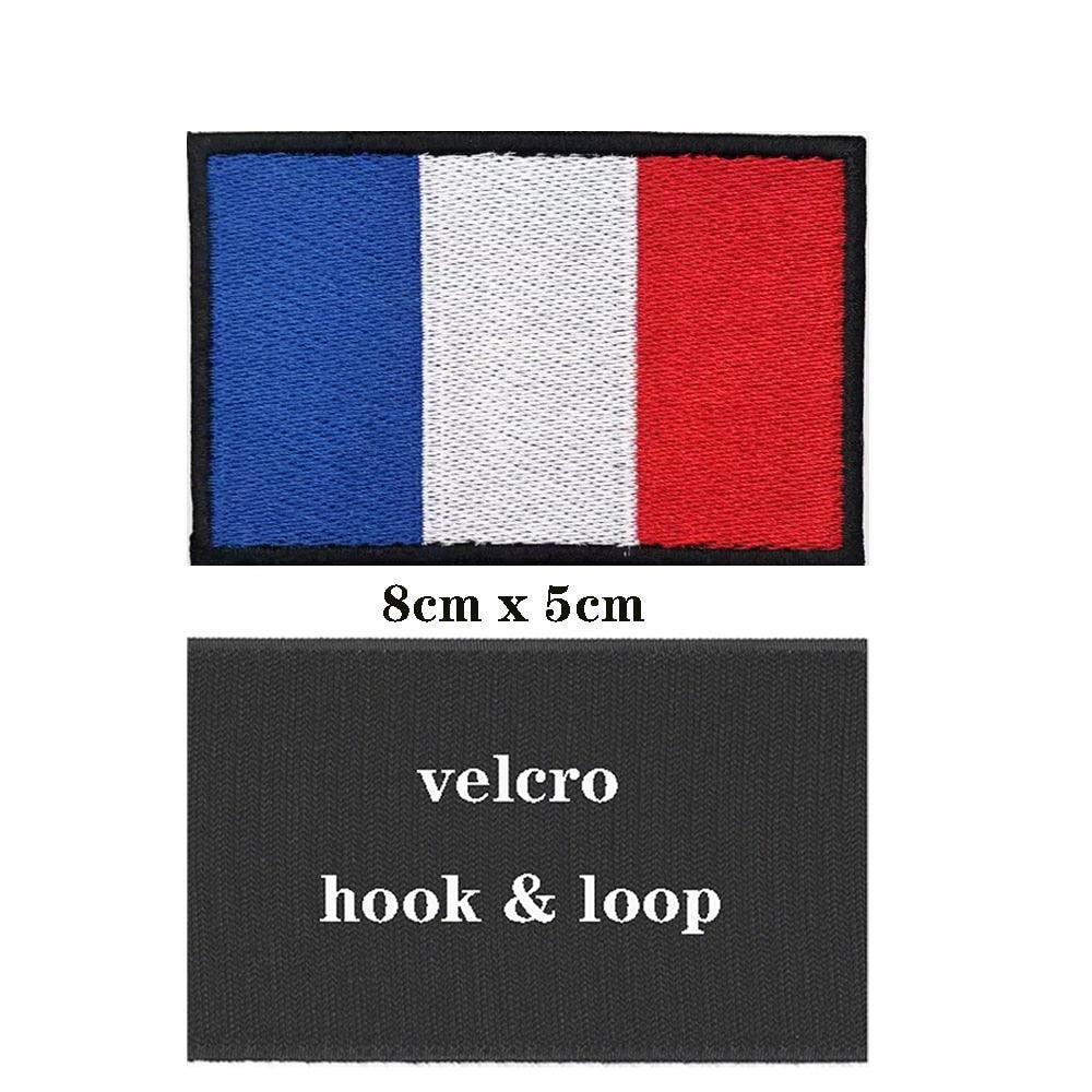 Patchs Drapeau Français pour Harnais et Colliers - Tao-K9