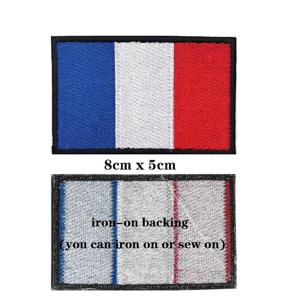 Patchs Drapeau Français pour Harnais et Colliers - Tao-K9