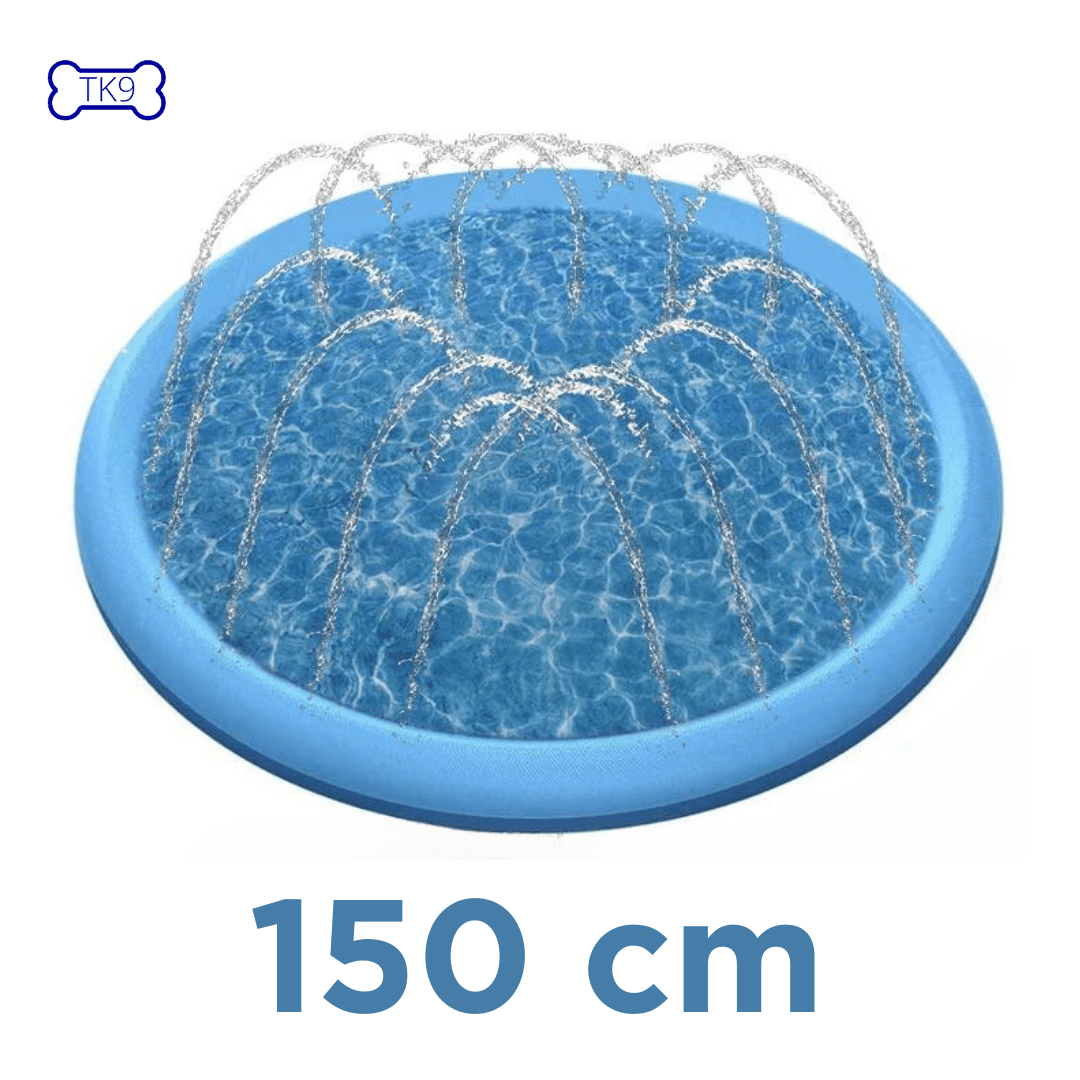 Piscine à jets pour chien - fonds anti dérapant - 100 à 170 cm de diamètre - Tao-K9
