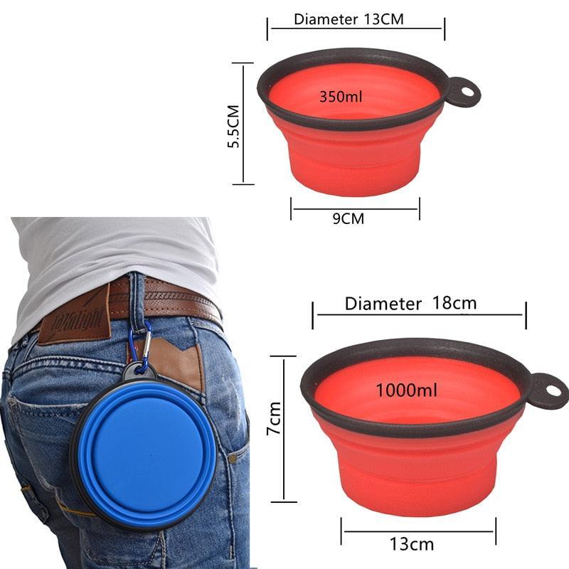 Bol alimentaire pliable 350/1000ML - Tao-K9