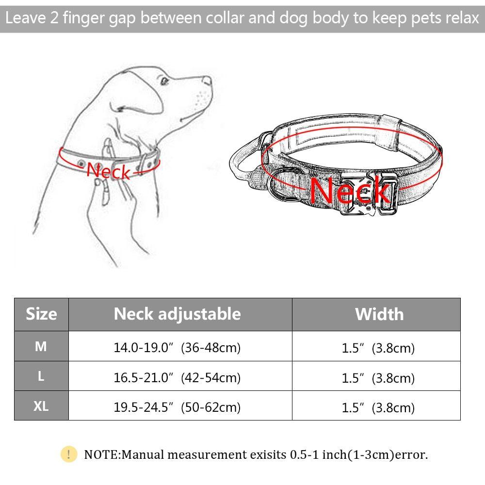 Collier Tactique - Collier pour chien avec poignée de contrôle - Tao-K9