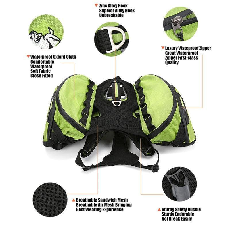 Harnais Backpack TrueLove - Sac à dos pour chiens - Tao-K9