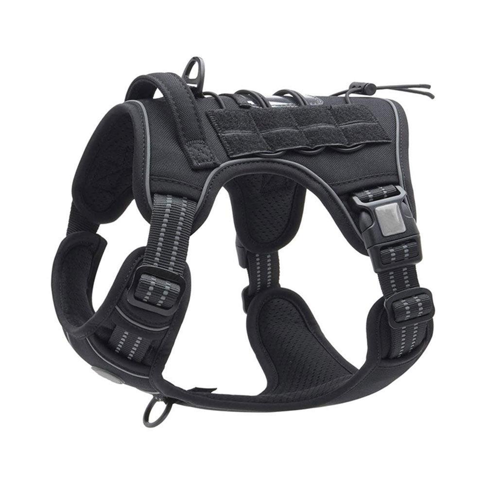 Harnais Tactique - épaules libres - anti traction - option laisse assortie - Tao-K9