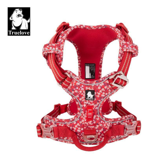 Harnais TrueLove - Collection Fleurs - Anti traction - Tao-K9