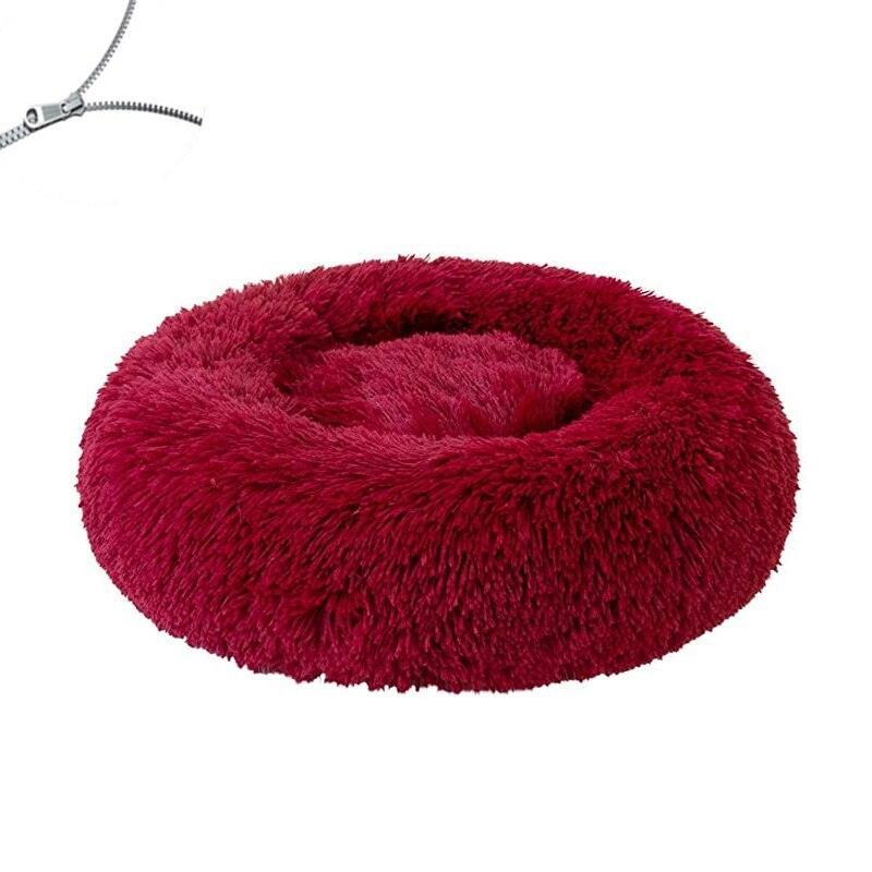 Le Pet Lit - 40 à 100 cm - Lavable en machine - Coussin rond - peluche douce pour chien - Tao-K9