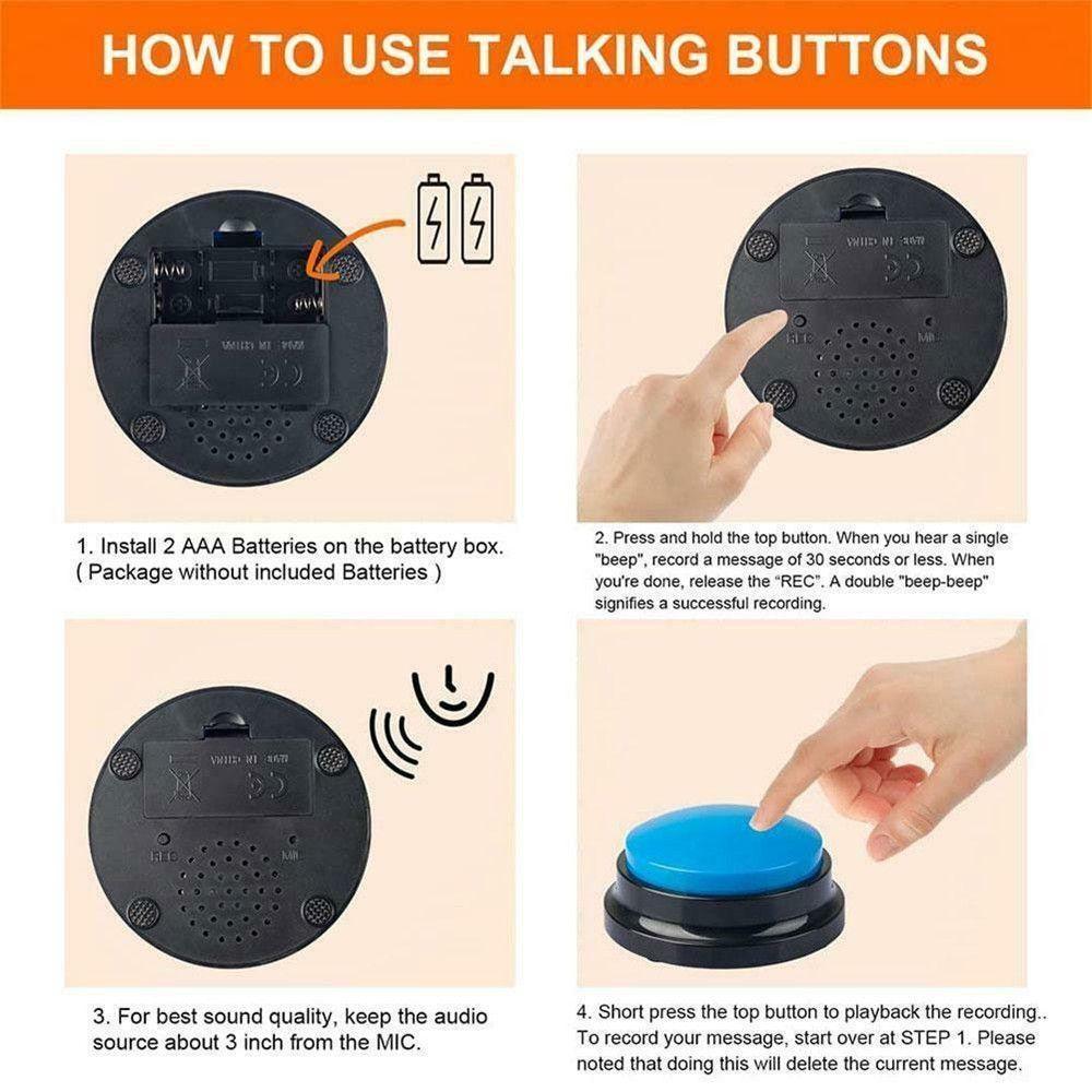 Speak & Act - Bouton communication chien - Tao-K9