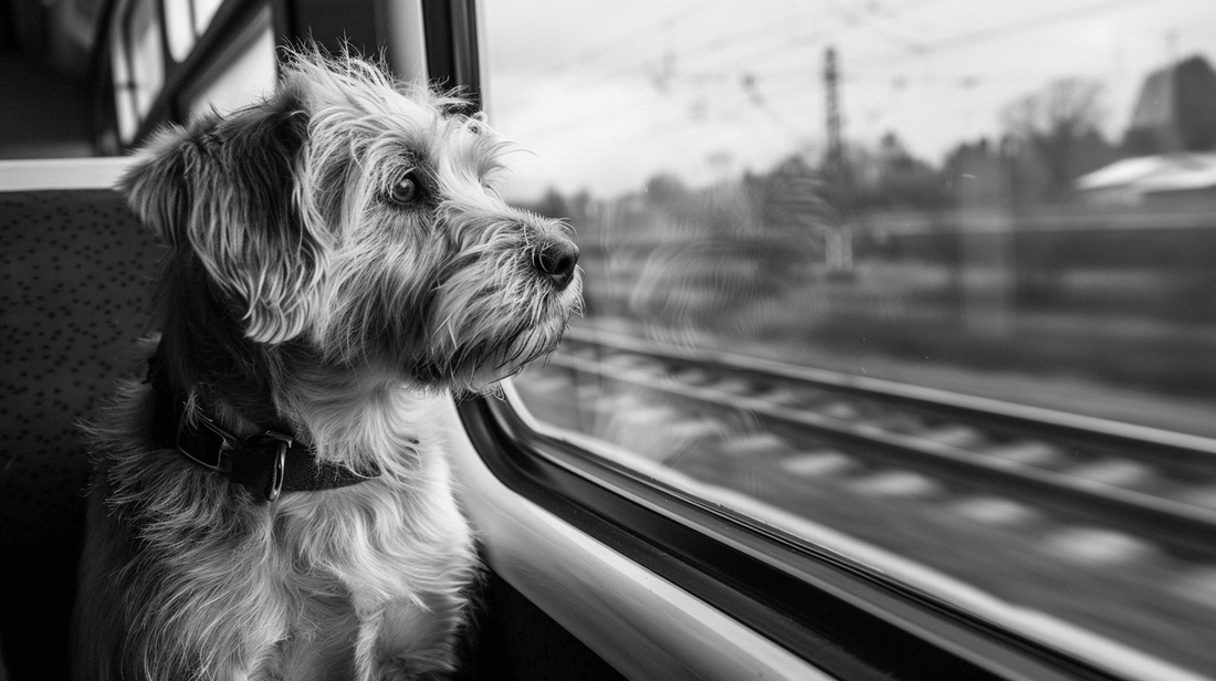 chien voyage en train