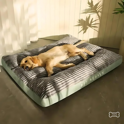 Lit pour Chien en Velours Côtelé – Confort Premium & Housse Lavable