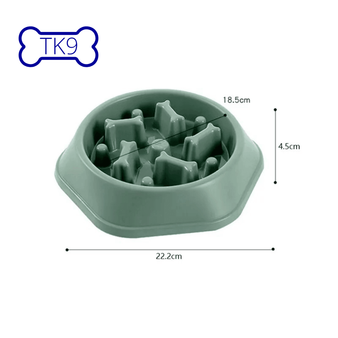 Gamelle Alimentation Lente - Bol Anti-étouffement - Gamelle Anti Glouton - Gamelle Anti-étouffement - Tao-K9