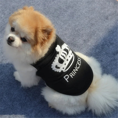 Débardeur d'été léger pour petit chien, motifs au choix