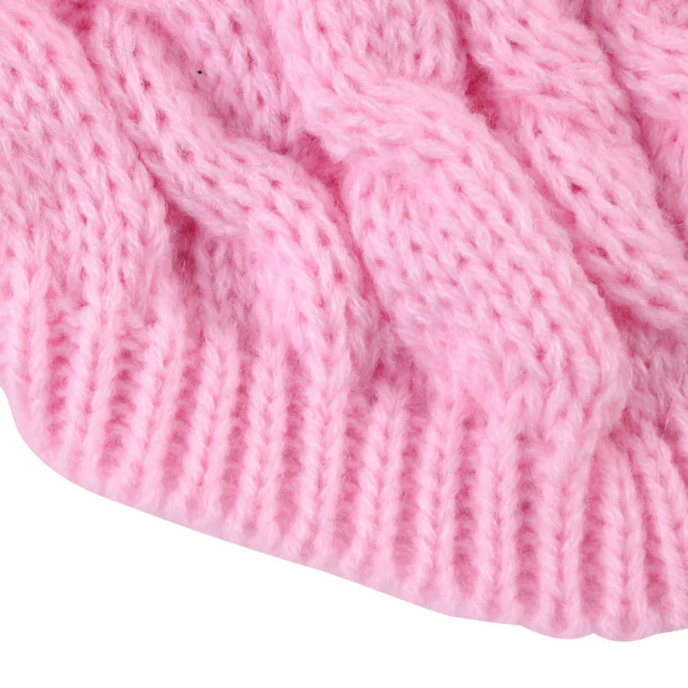 Pull tricoté torsadé pour petit chien, chaud automne-hiver