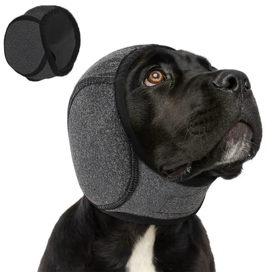 Cache-oreilles antibruit pour chien, snood apaisant et imperméable
