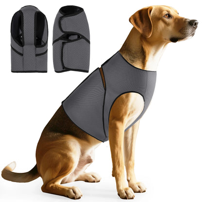 Gilet anti-anxiété pour chien en maille respirante, léger et apaisant