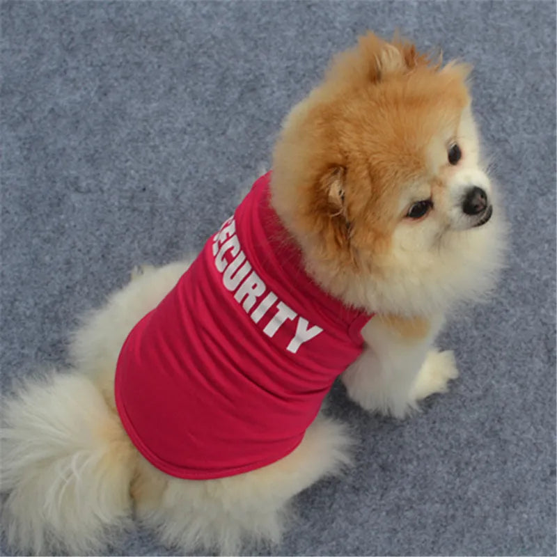 Débardeur d'été léger pour petit chien, motifs au choix