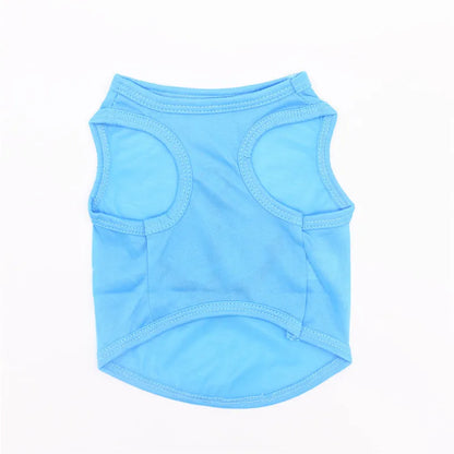 Débardeur d'été léger pour petit chien, motifs au choix