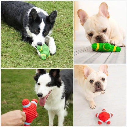 Squeaky - Jouets pour chiens en Latex naturel, balles souples et rebondissantes, pour petits, moyens et grands chiens, jouet interactif à mâcher - Tao-K9
