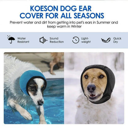 Couvre-oreilles antibruit pour chien, apaisant toutes saisons (6 coloris)