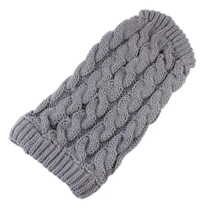 Pull tricoté torsadé pour petit chien, chaud automne-hiver