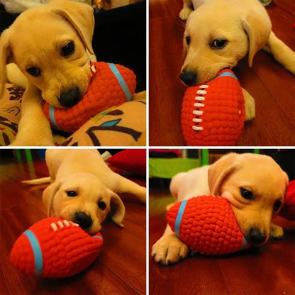 Squeaky - Jouets pour chiens en Latex naturel, balles souples et rebondissantes, pour petits, moyens et grands chiens, jouet interactif à mâcher - Tao-K9